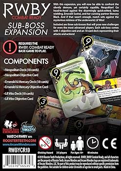 ボードゲーム　RWBY: Combat Ready＋拡張パック　和訳付き RWBY: Combat Ready by Arcane Wonders - Walmart.com